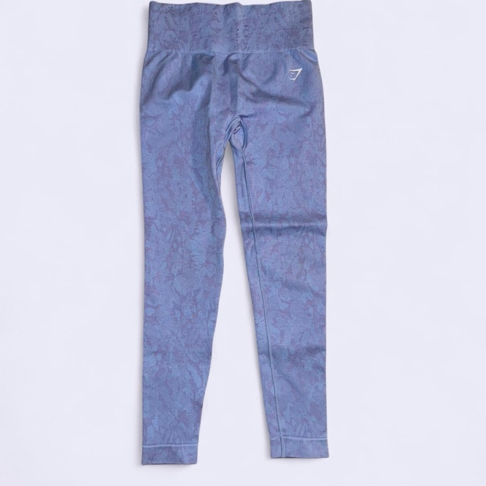 Gymshark Blue Floral Leggings